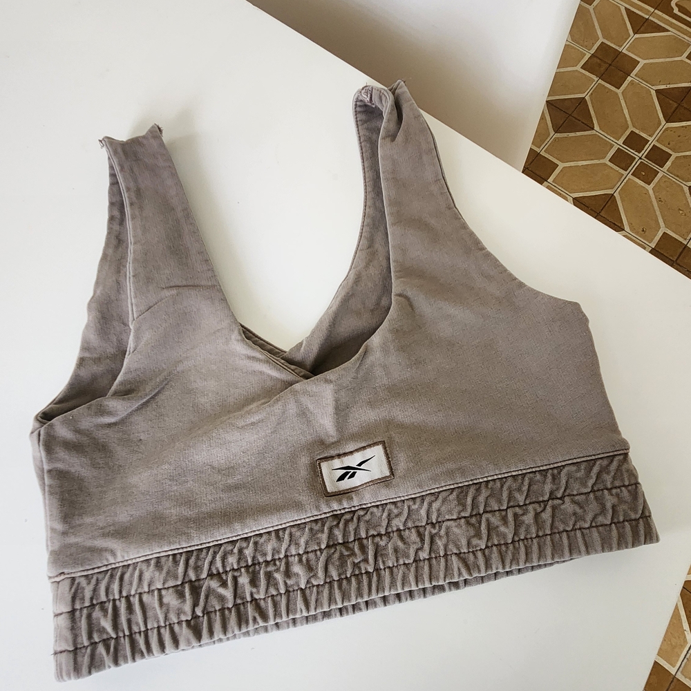 Reebok Gray Sports Bra